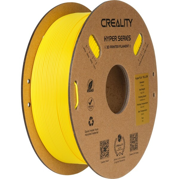 Creality Hyper PLA filament 1,75 mm 1 kg žlutá Žlutá