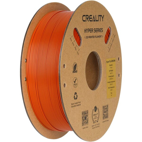 Creality Hyper PLA filament 1,75 mm 1 kg hnědá Hnědá