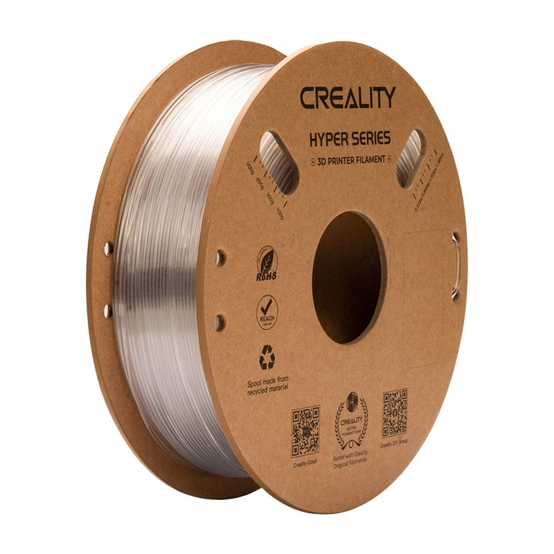 Filament creality hyper petg průhledný 1,75 mm