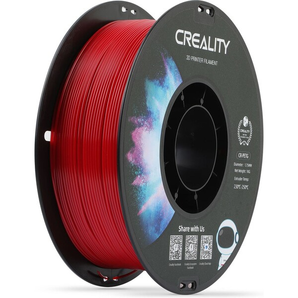 Creality CR-PETG filament 1,75 mm 1 kg červená Červená