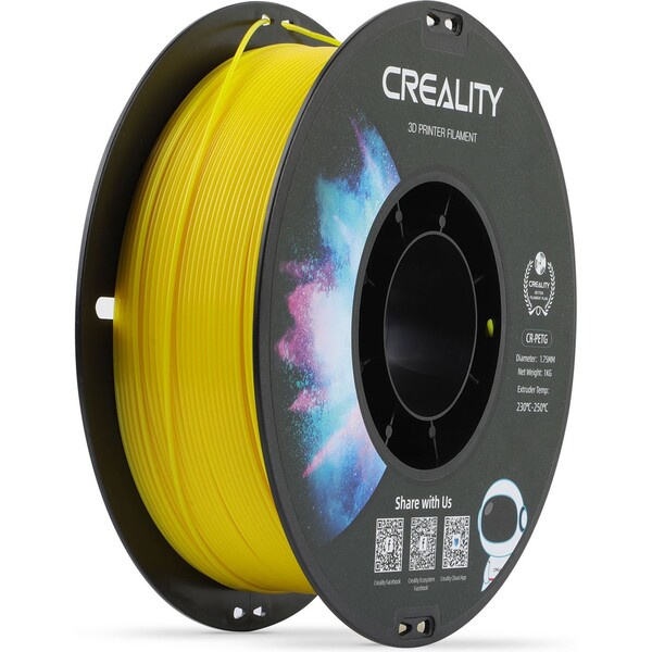Creality CR-PETG filament 1,75 mm 1 kg žlutá Žlutá