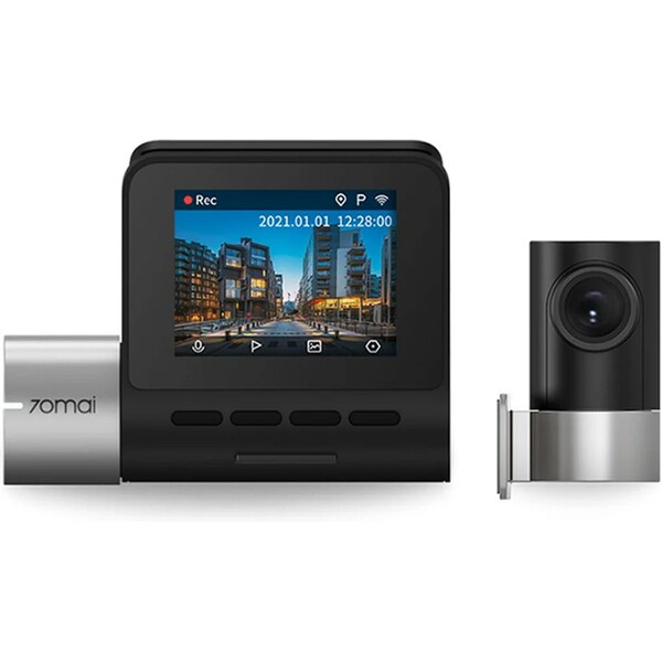 70mai Dash Cam Pro Plus+ A500S sada se zadní kamerou Černá
