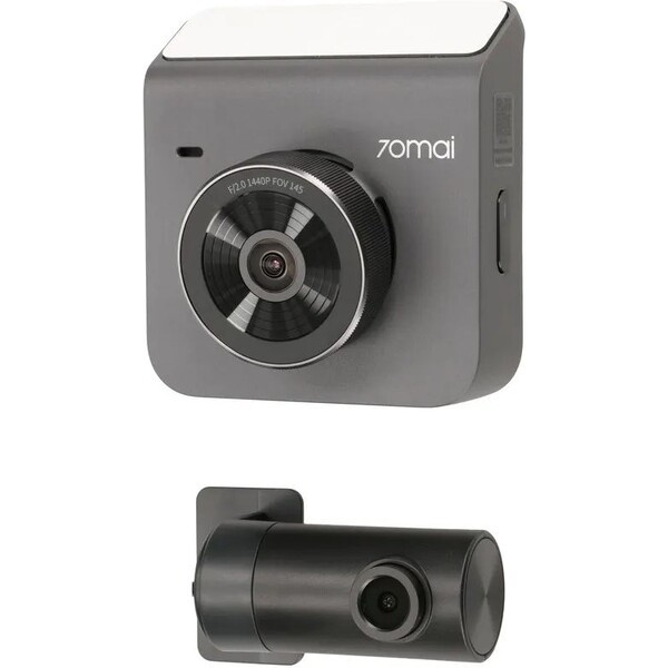 70Mai Dash Cam A400 + RC09 Rear Camera Šedá