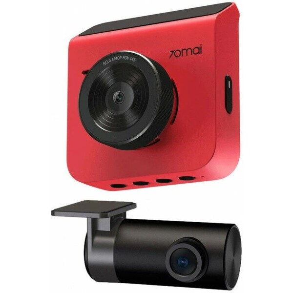 70Mai Dash Cam A400 + RC09 Rear Camera Červená