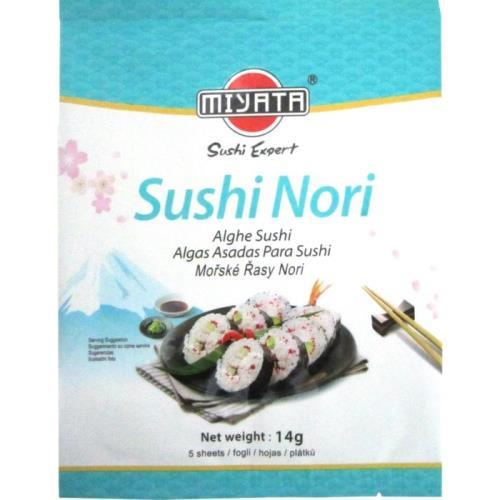 Miyata mořské řasy nori 5plátků 14g