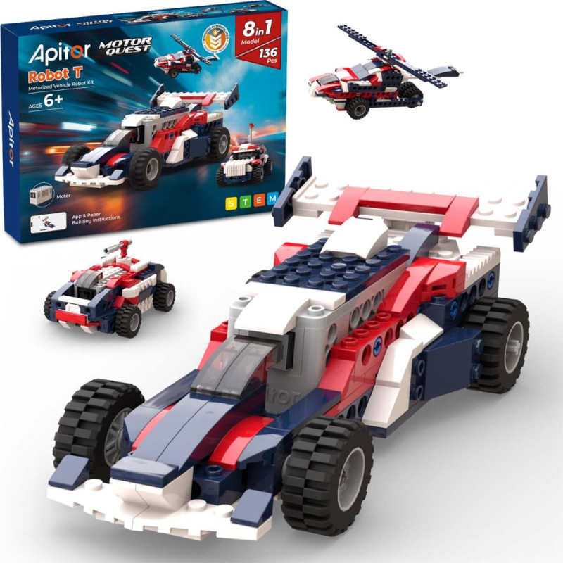 Apitor Robot T - 8v1 Stavebnice robotického vozidla