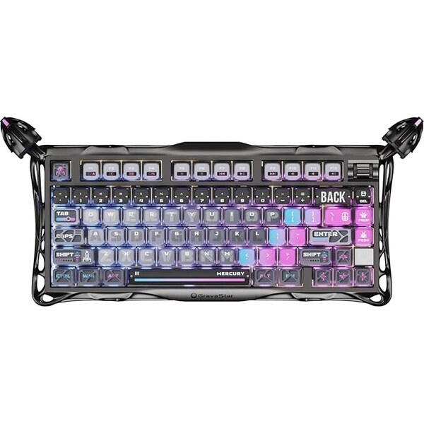 GravaStar Mercury K1 Pro Special Edition Cyberpunk herní klávesnice