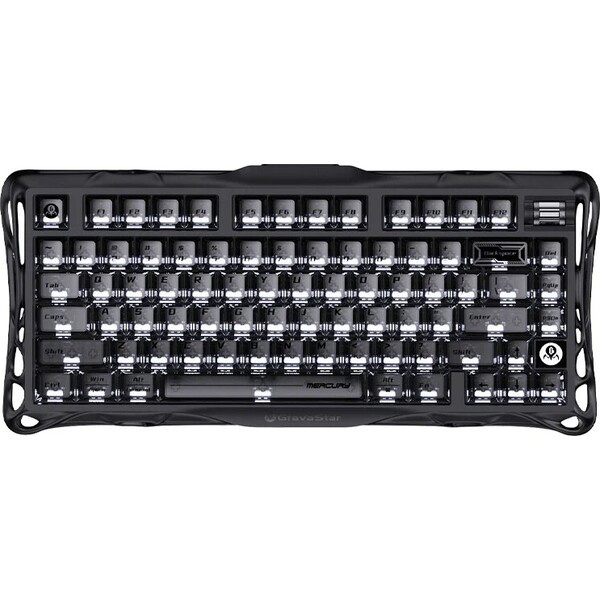 GravaStar Mercury K1 Stealth Black herní klávesnice