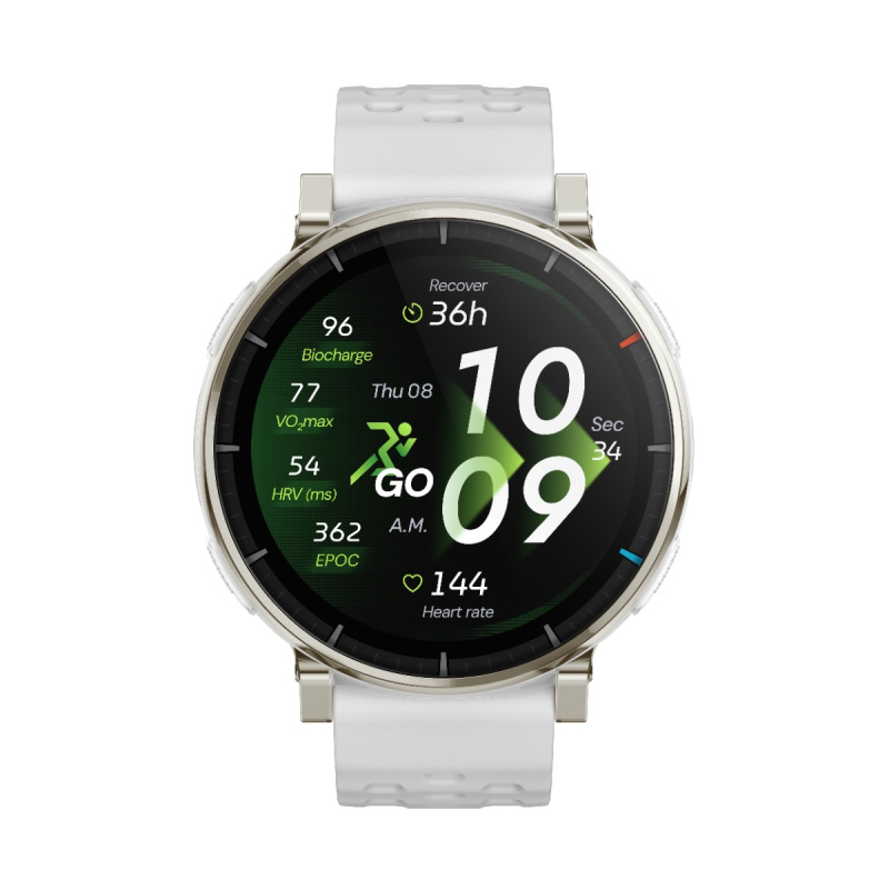 Amazfit Active 3 Premium chytré hodinky bílé