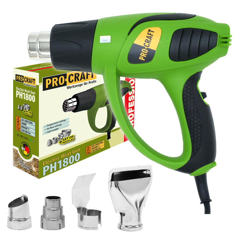 PROCRAFT PH1800 - horkovzdušná pistole