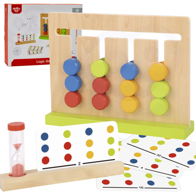 Logická hra barevné skládání TOOKY TOY