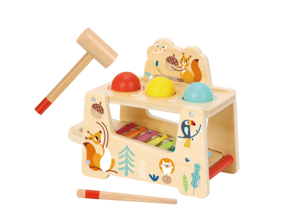 Tooky Toy - Zatloukačka s xylofonem Tooky Toy