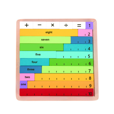 Tooky Toy Dřevěná hra skládačka počítání