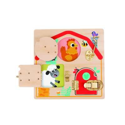 Tooky Toys aktivity board se zámky