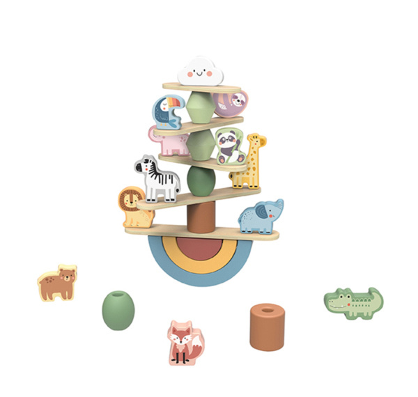 Tooky Toy - Balanční hra - Zvířátka Tooky Toy