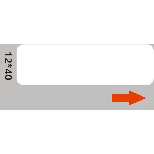 Niimbot štítky RP 12x40mm 160ks pro D11 a D110 bílé