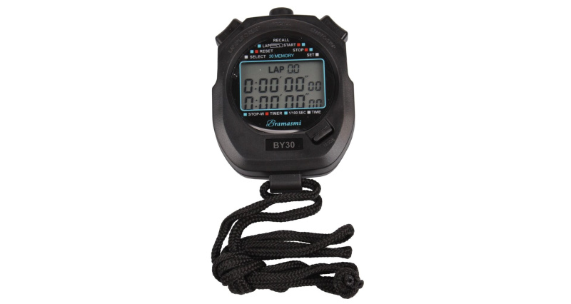 BY30 stopky s 30 mezičasy, 1 ks