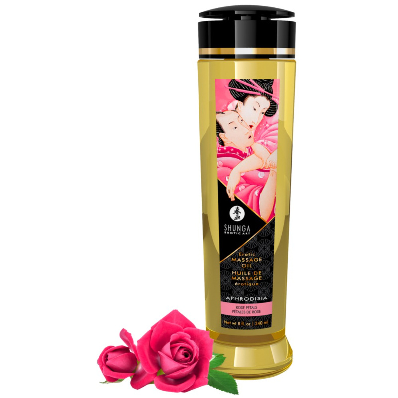 Shunga Erotic Massage Oil Aphrodisia Roses 240ml