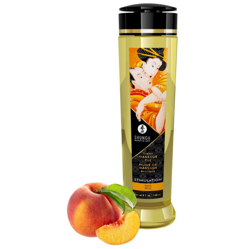 Shunga Erotic Massage Oil Stimulation Peaches 240ml