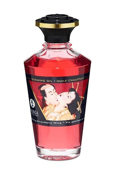Shunga Champagne Strawberry olej 100ml
