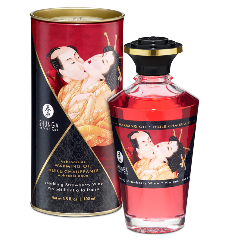 Shunga Champagne Strawberry olej 100ml