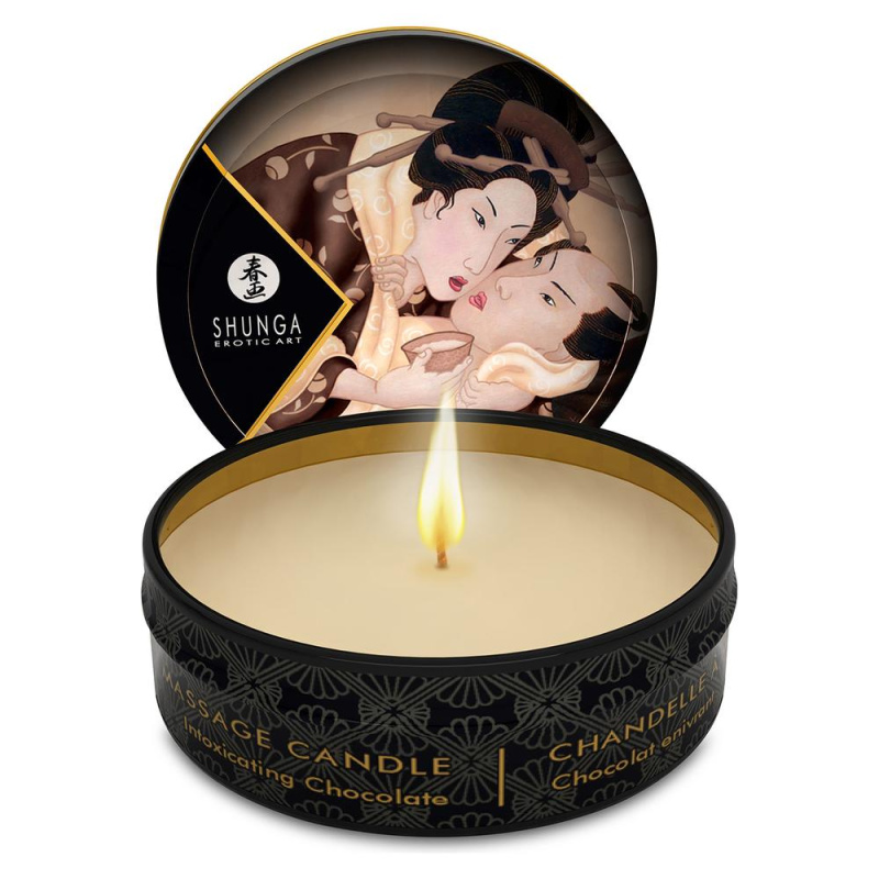 SHUNGA - masážní svíčka s vůní opojné čokolády 30ml