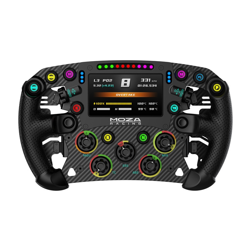 MOZA Racing FSR2 volant černý Černá