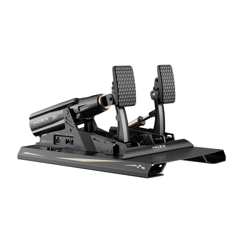 Sada plynového pedálu CRP2 + aktivní univerzální pedál mBooster Moza Racing mBooster Pedálová sada RS082 (PC)