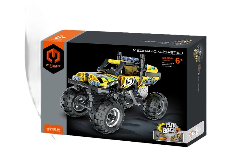 IM.Master terénní auto pull back žluté (199 dílků)