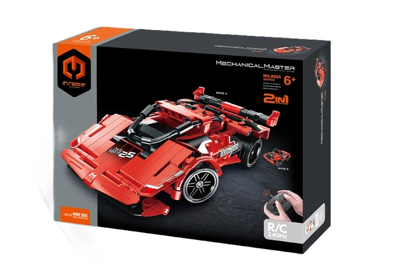 IM.Master RC stavebnice sportovní auto 2v1 na dálkové ovládání (341 dílků)