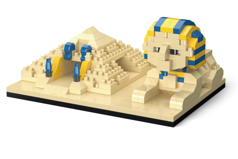 KOCO Stavebnice mini Pyramida se Sfingou 410 ks