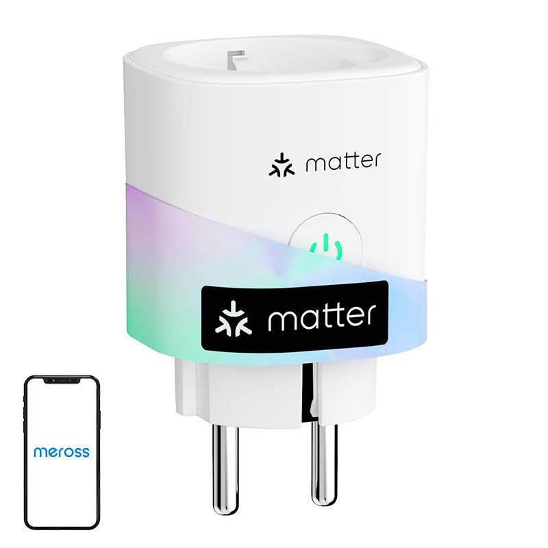 Inteligentní zásuvka MEROSS MSS315CFH-EU s měřením spotřeby energie (Matter)