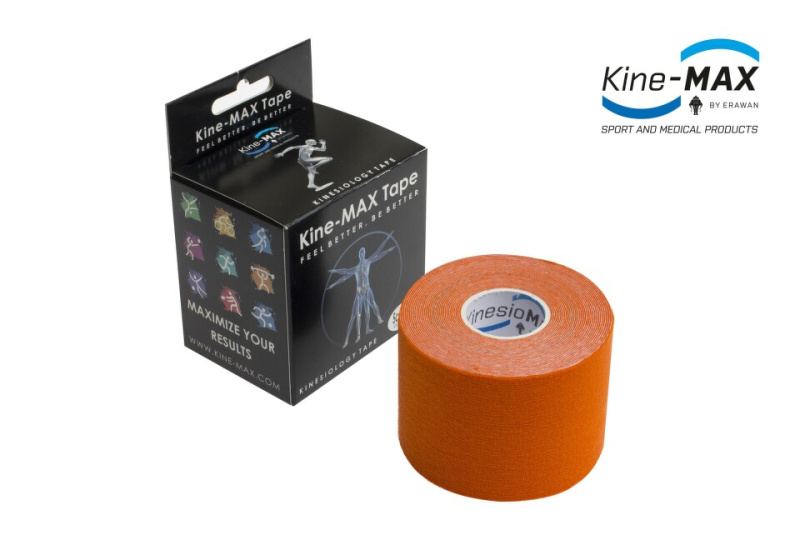 Kine-MAX Classic kinesiology tape oranžový 5cmx5m