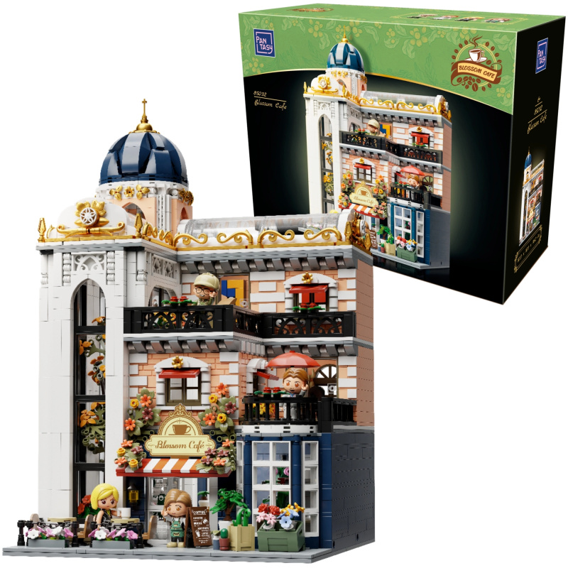Stavebnice PANTASY Blossom Café – modulární kavárna s kupolí (2826 dílků)