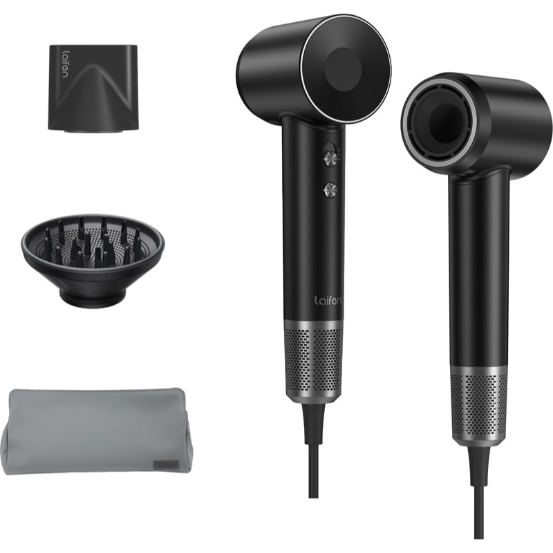 Laifen Swift Premium Ionizační vysoušeč vlasů (černo-stříbrný) Černá