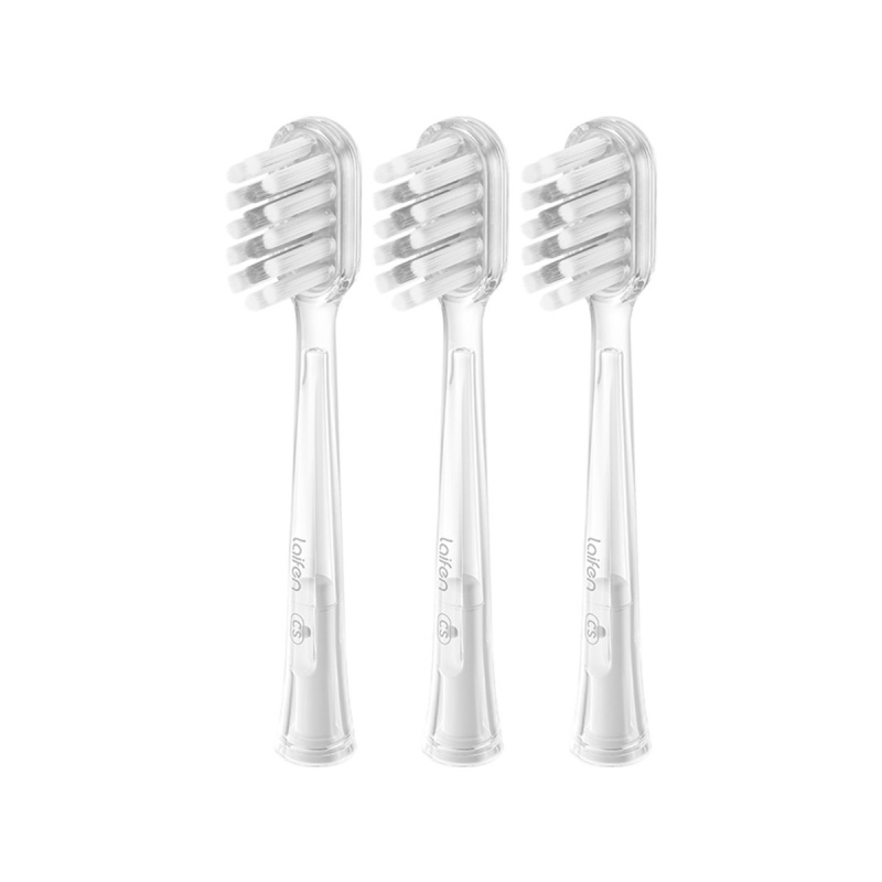 Laifen Gum Care Transparent Pack of 3 náhradní hlavice pro zubní kartáček 3 ks