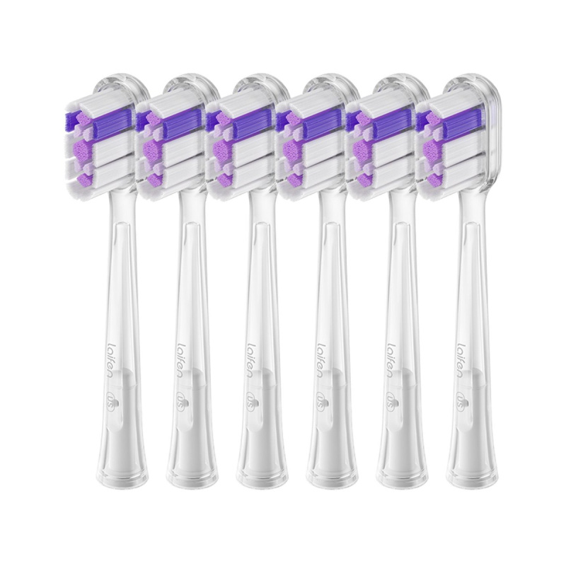 Laifen Ultra-Whitening Transparent Pack of 6 náhradní hlavice pro zubní kartáček 6 ks