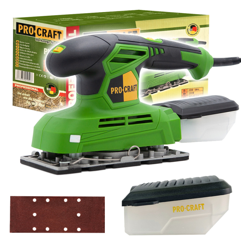 Procraft PV220 - vibrační bruska, 220 W