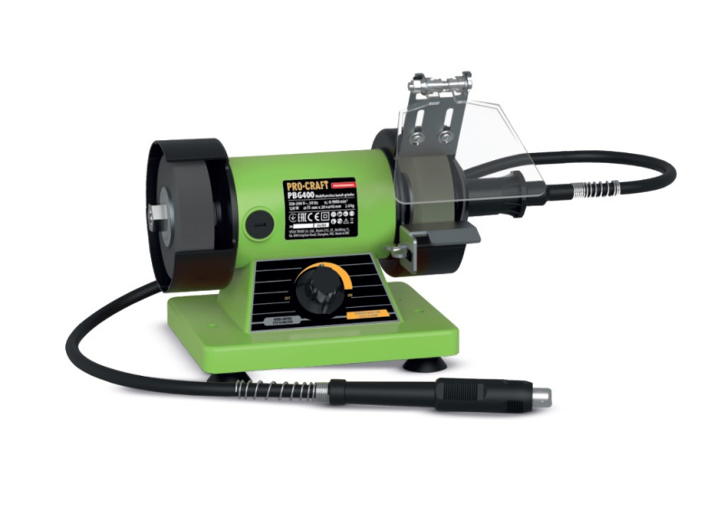 Procraft PBG400 - dvoukotoučová bruska s přímou bruskou