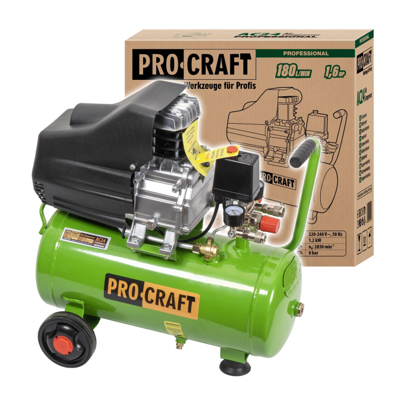 Procraft AC24 - olejový kompresor