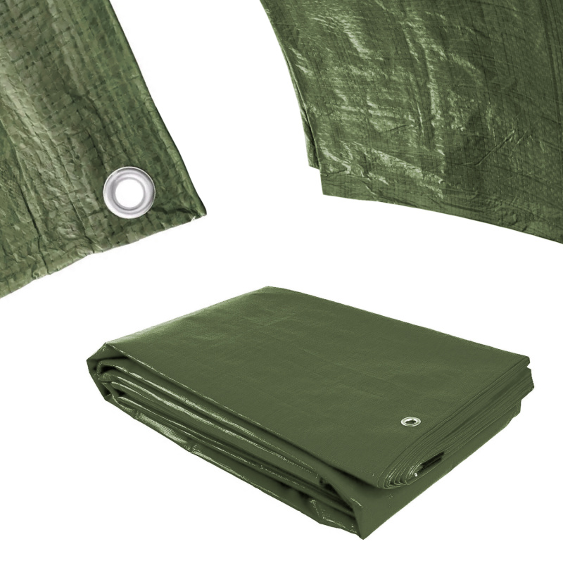 Plachta Procraft GT8x12 120g/m2 nepromokavá s oky 8x12 m zelená | GT8x12