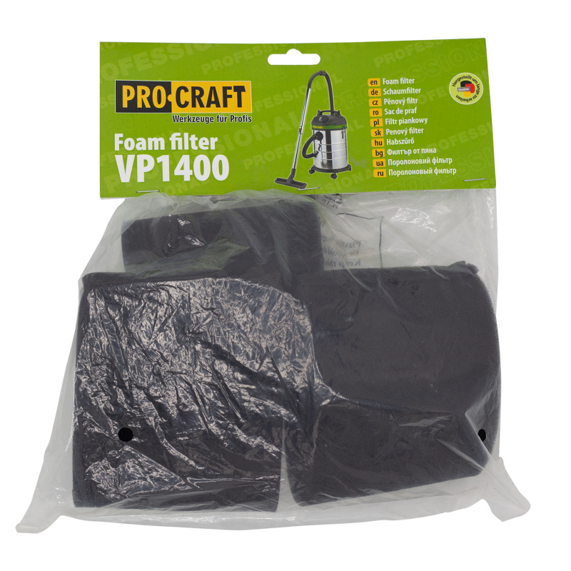 Pěnový filtr pro průmyslový vysavač Procraft VP1400 | FPVP1400
