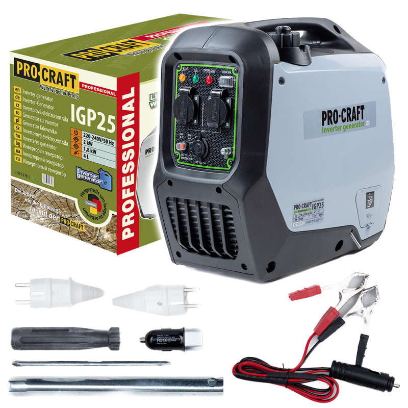 Procraft IGP25 - invertorová elektrocentrála