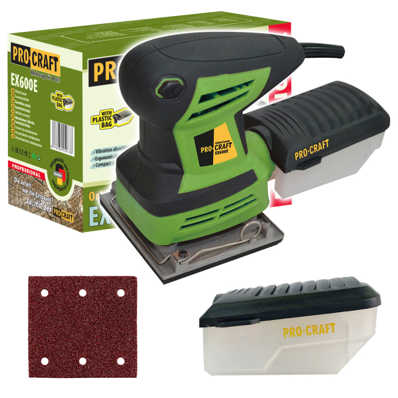 Procraft EX600E - excentrická bruska