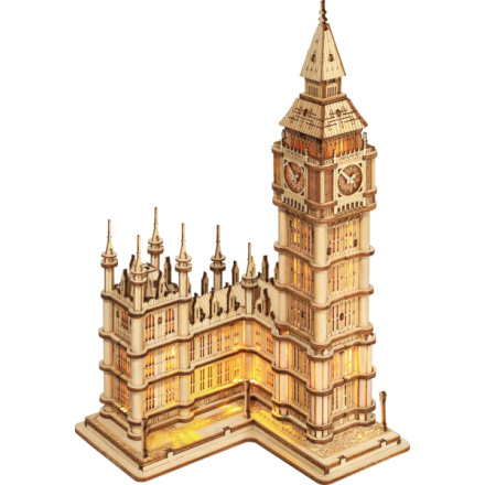 ROBOTIME Rolife Svítící 3D dřevěné puzzle Tower Bridge 113 ks