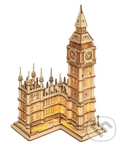 ROBOTIME Rolife Svítící 3D dřevěné puzzle Tower Bridge 113 ks