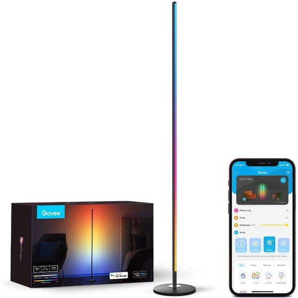 Govee RGBICW Smart Corner Floor Lamp H6076311