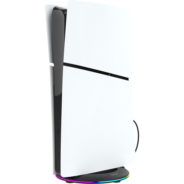 iPega P5S025S Vertikální Stojan s RGB pro PS5 Slim/PS5 Pro černý