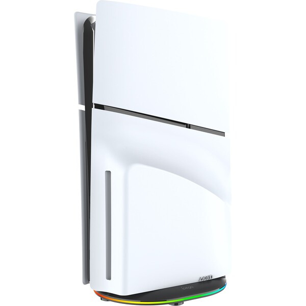iPega P5S035SAH Vertikální Stojan (2xUSB-A) s RGB PS5 Slim, PS5 Pro Black Černá
