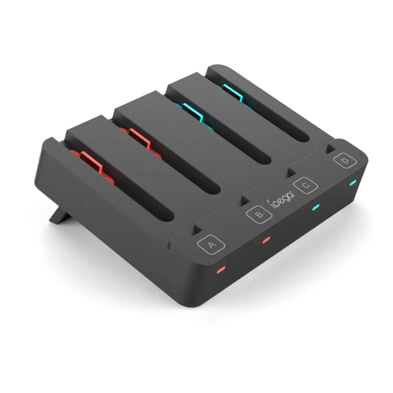 iPega SW2081 nabíjecí stanice pro JoyCon pro Nintendo Switch 1/2 černá